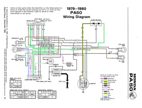 honda pa50 wiring diagram 